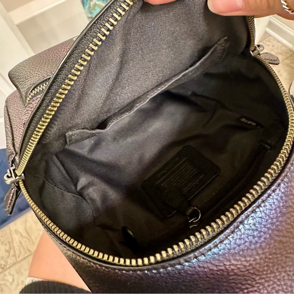 Coach Hologram Oil Slick Charlie Mini Backpack - Picture 13 of 17